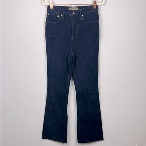 Point Sur blue skinny flare corduroy women’s pants size 25